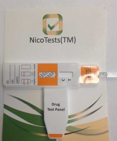 Test strips that help detect nicotine in urine are available over the counter How long does Nicotine stay in your System image photo picture